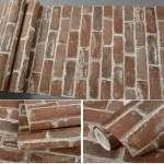 Brick Pattern Sheet Vinyl Flooring
