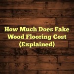 How Much Does Faux Wood Flooring Cost