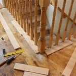 Installing Laminate Flooring Around Stair Rails